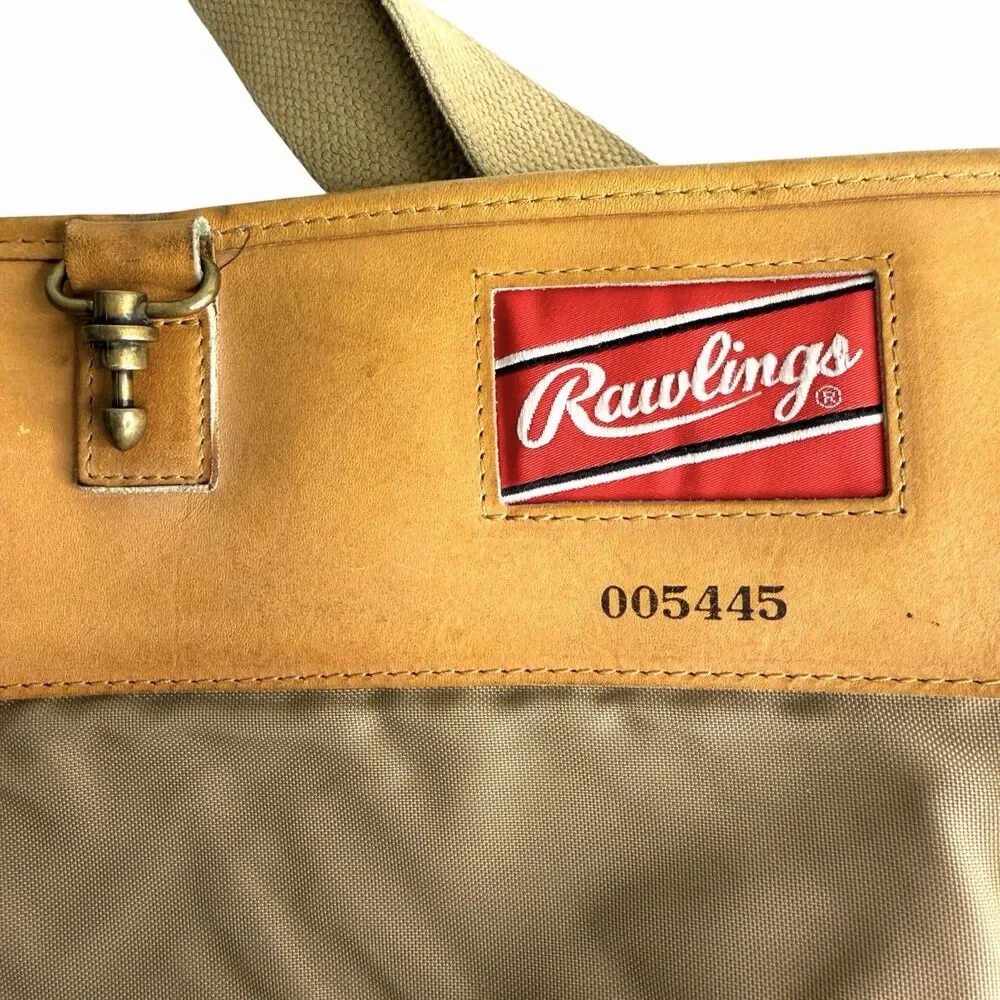 Rawlings Limited Edition Leather Men Messenger Briefcase Bag Gian Paolo Lombardo